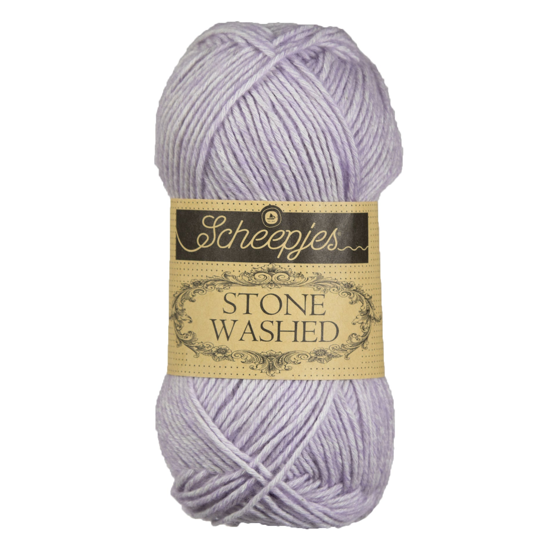 Scheepjes Stone Washed Yarn - 818 Lilac Quartz - Zoom Image
