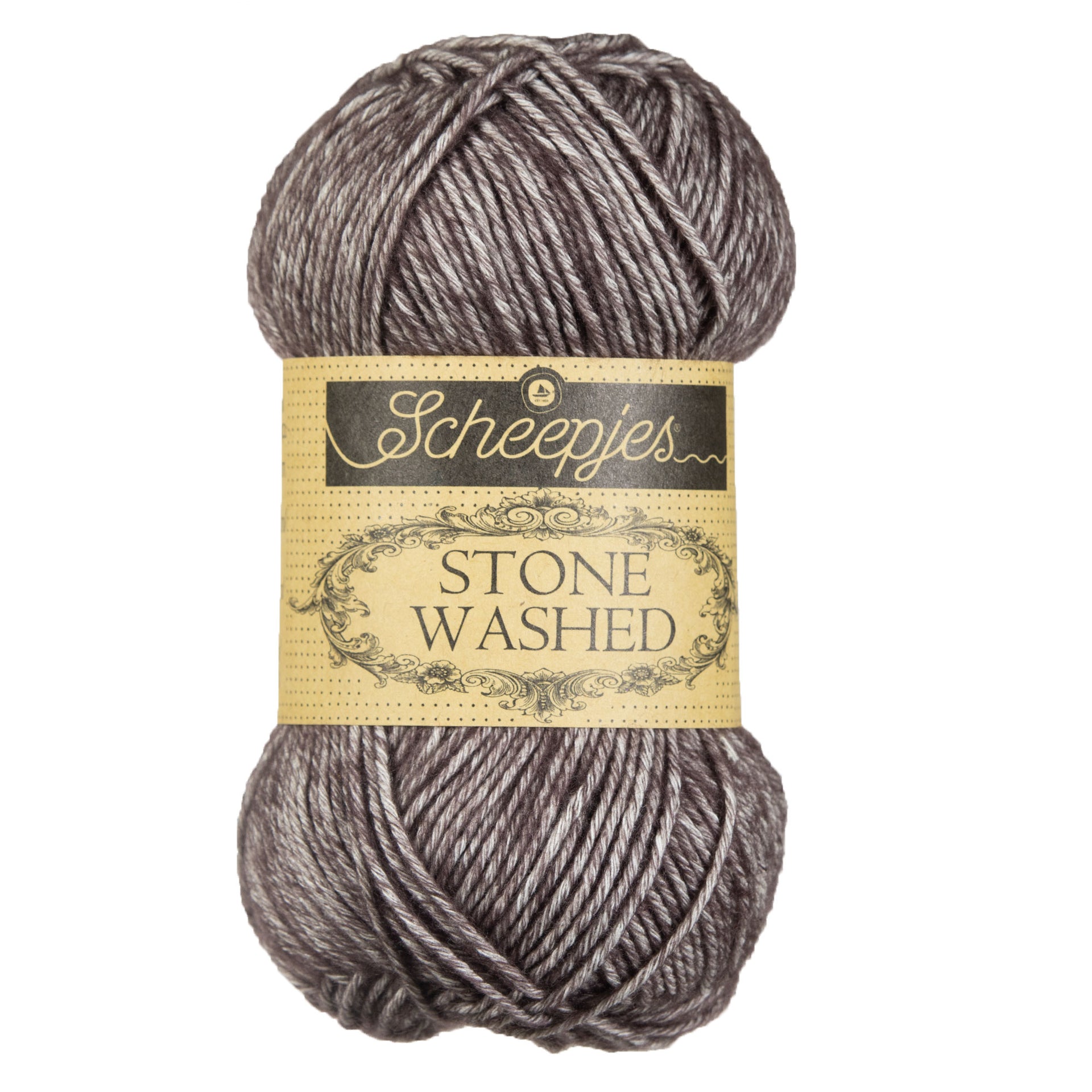 Scheepjes Stone Washed Yarn - 829 Obsidian - Zoom Image
