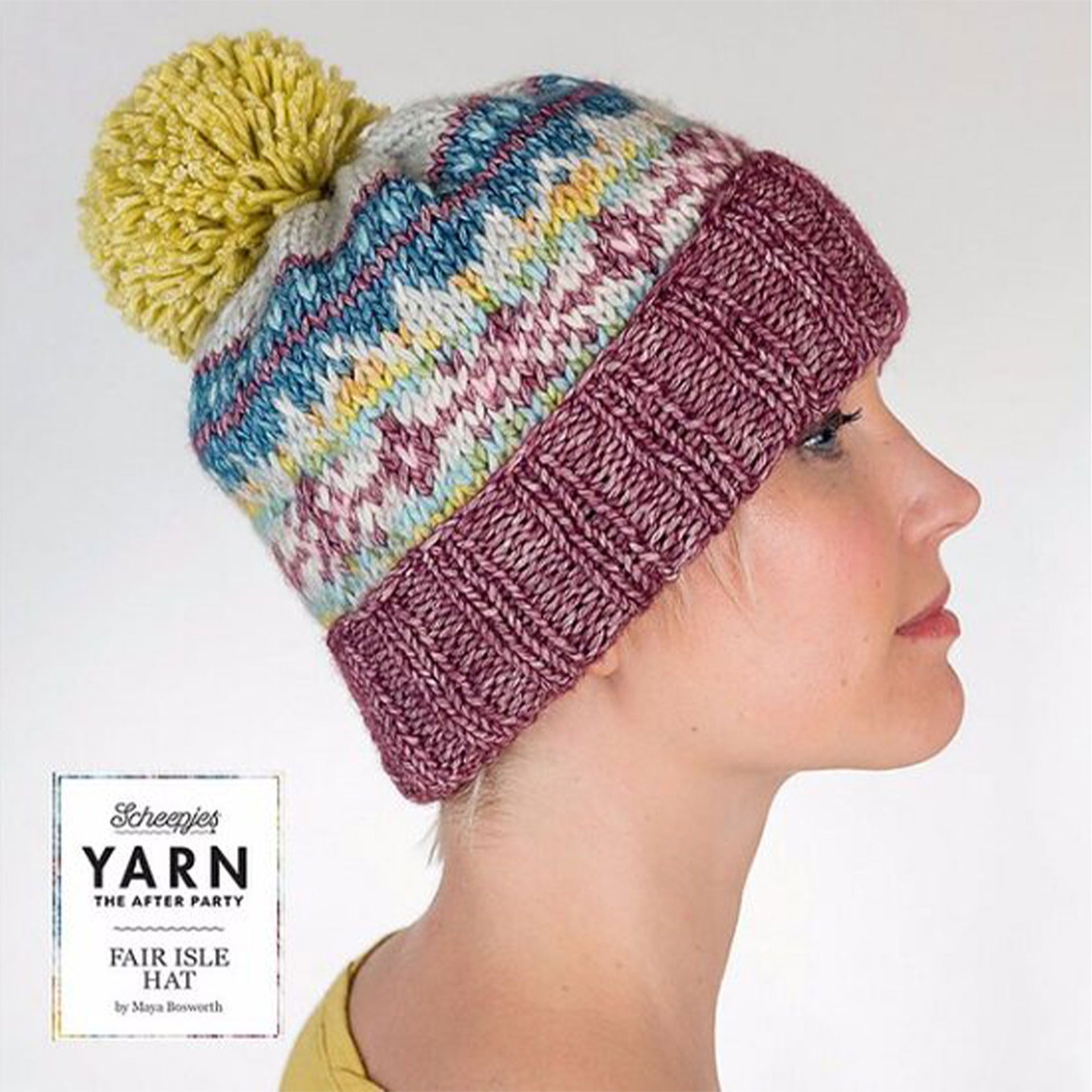 Scheepjes YARN The After Party Patterns - 07 - Fair Isle Hat - Zoom Image