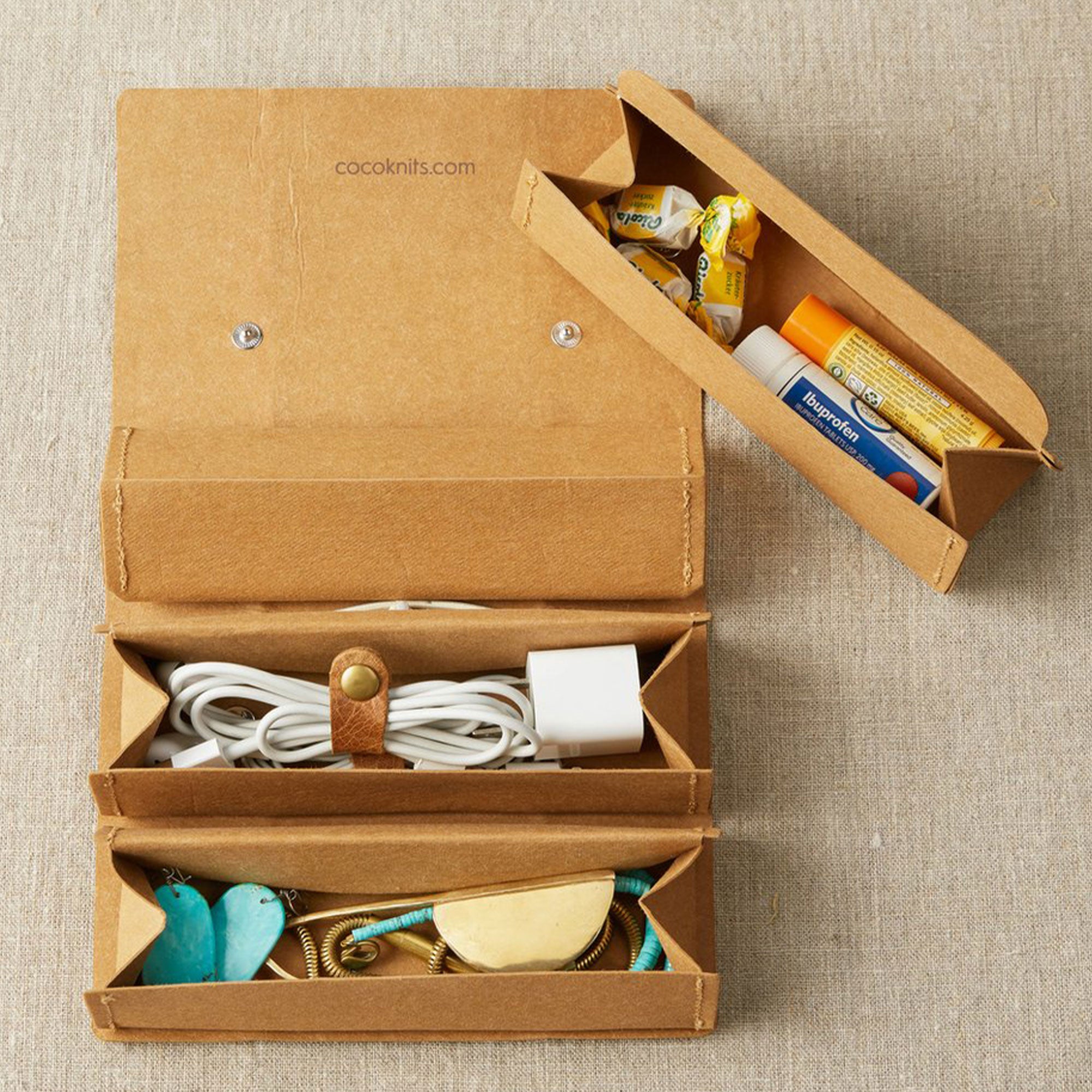 Cocoknits Accessory Roll- Kraft - Zoom Image