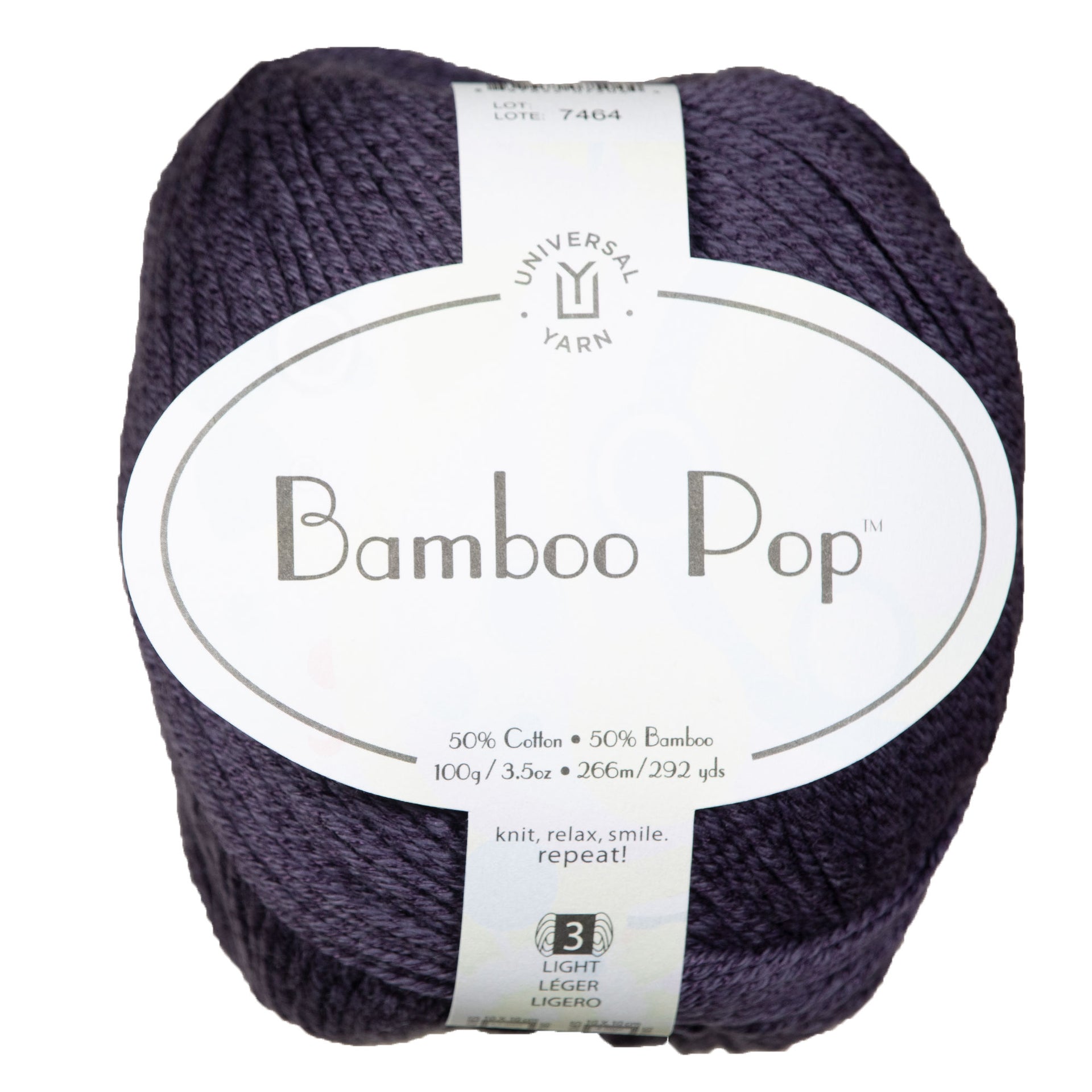 Universal Yarn Bamboo Pop Yarn - 128 Nightshade - Zoom Image
