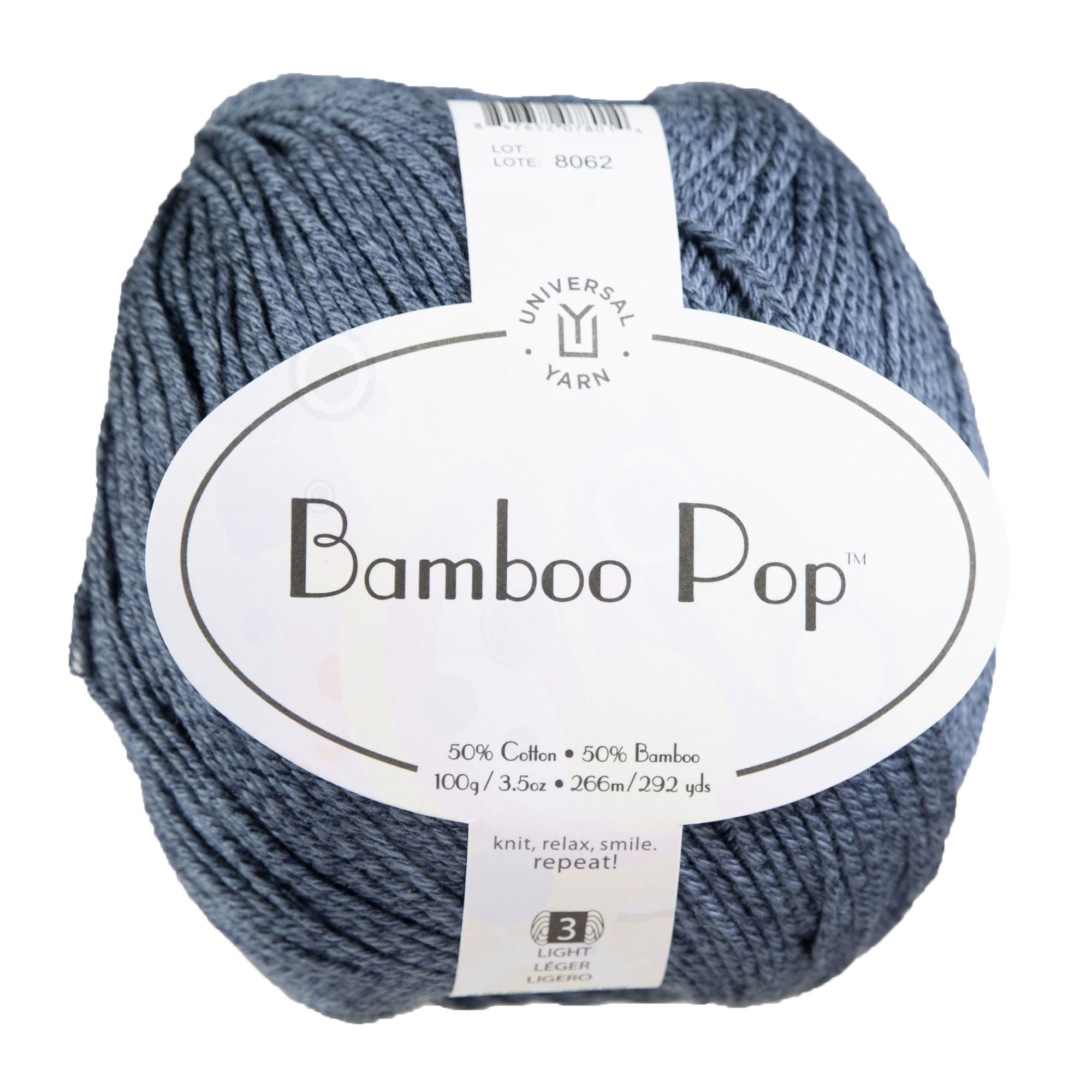 Universal Yarn Bamboo Pop Yarn - 131 Denim - Zoom Image