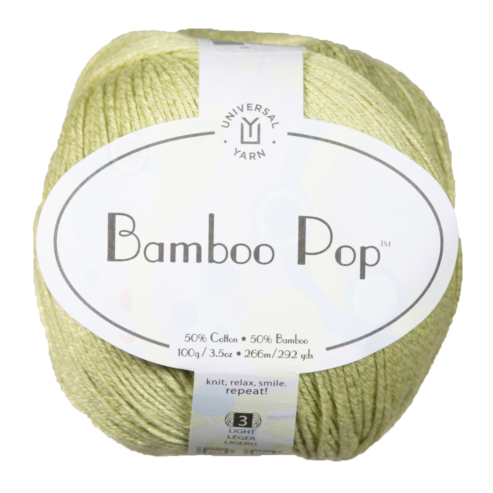 Universal Yarn Bamboo Pop Yarn - 133 Lemongrass - Zoom Image
