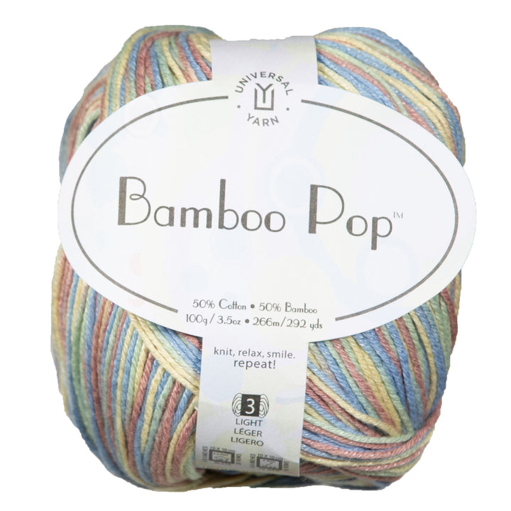 Universal Yarn Bamboo Pop Yarn - 223 Cotton Candy - Zoom Image