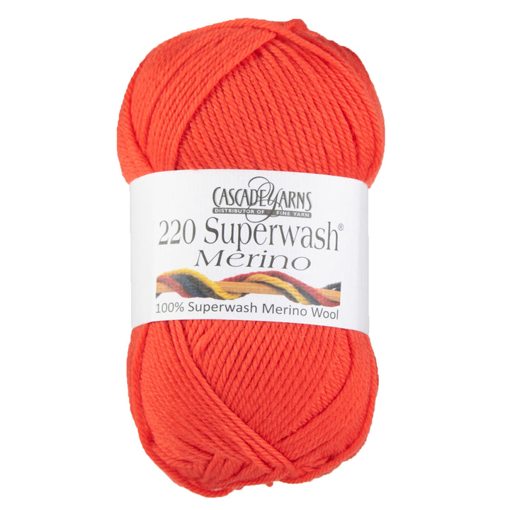 Cascade Yarns 220 Superwash Merino Yarn - 097 Paprika - Zoom Image