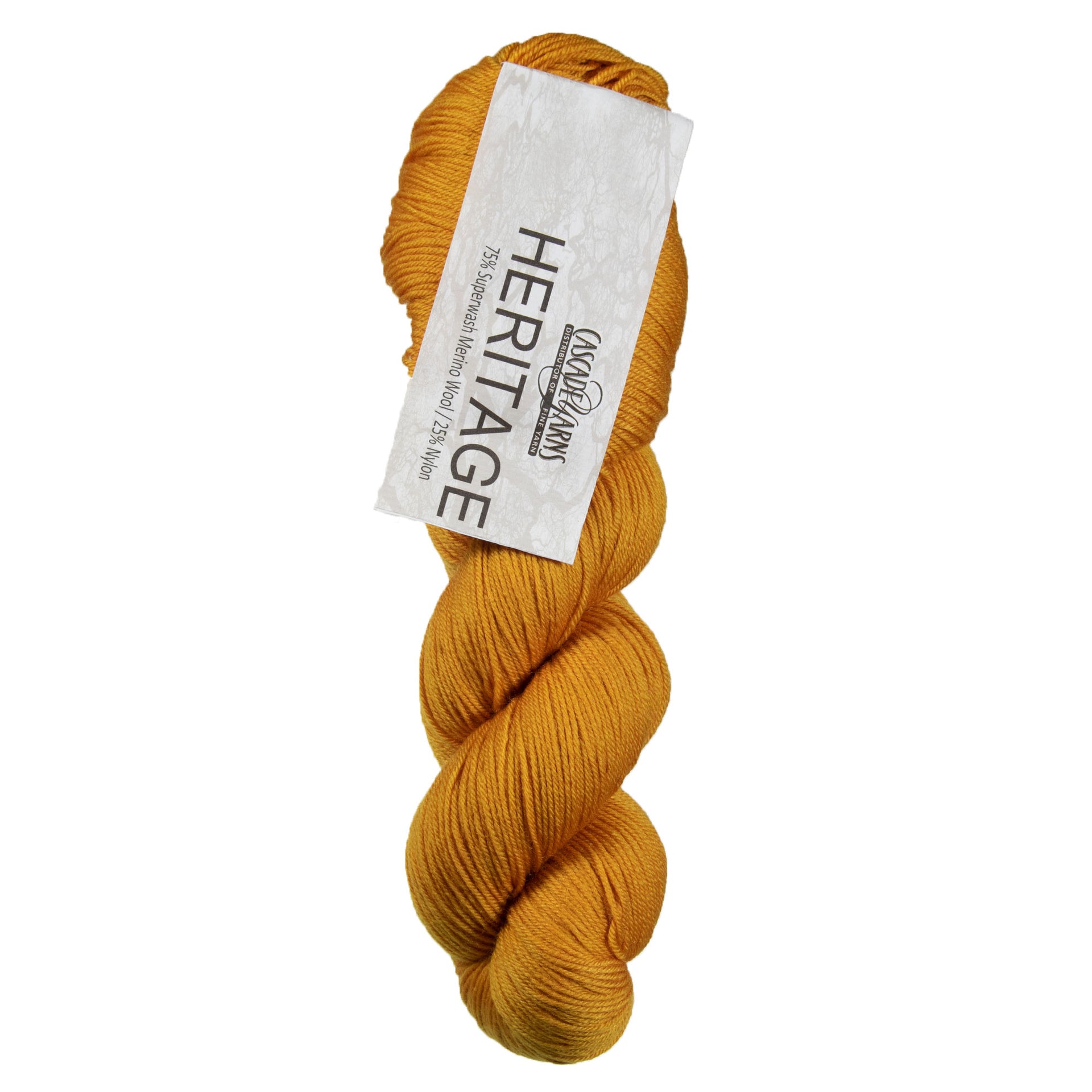 Cascade Yarns Heritage Yarn - 5752 Golden Yellow - Zoom Image

