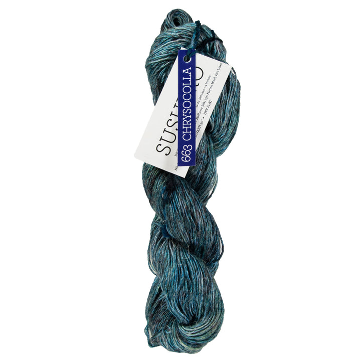 Malabrigo Susurro Yarn - 663 Chrysocalla - Zoom Image