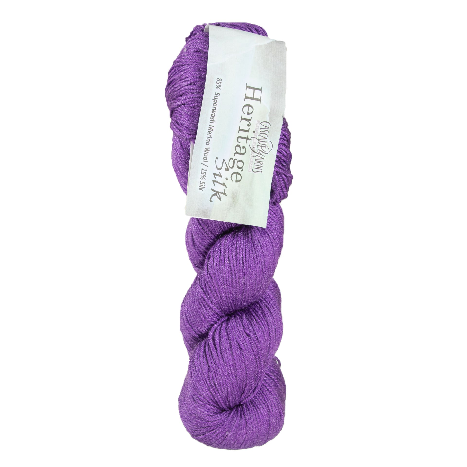 Cascade Yarns Heritage Silk Yarn - 5749 Petunia - Zoom Image

