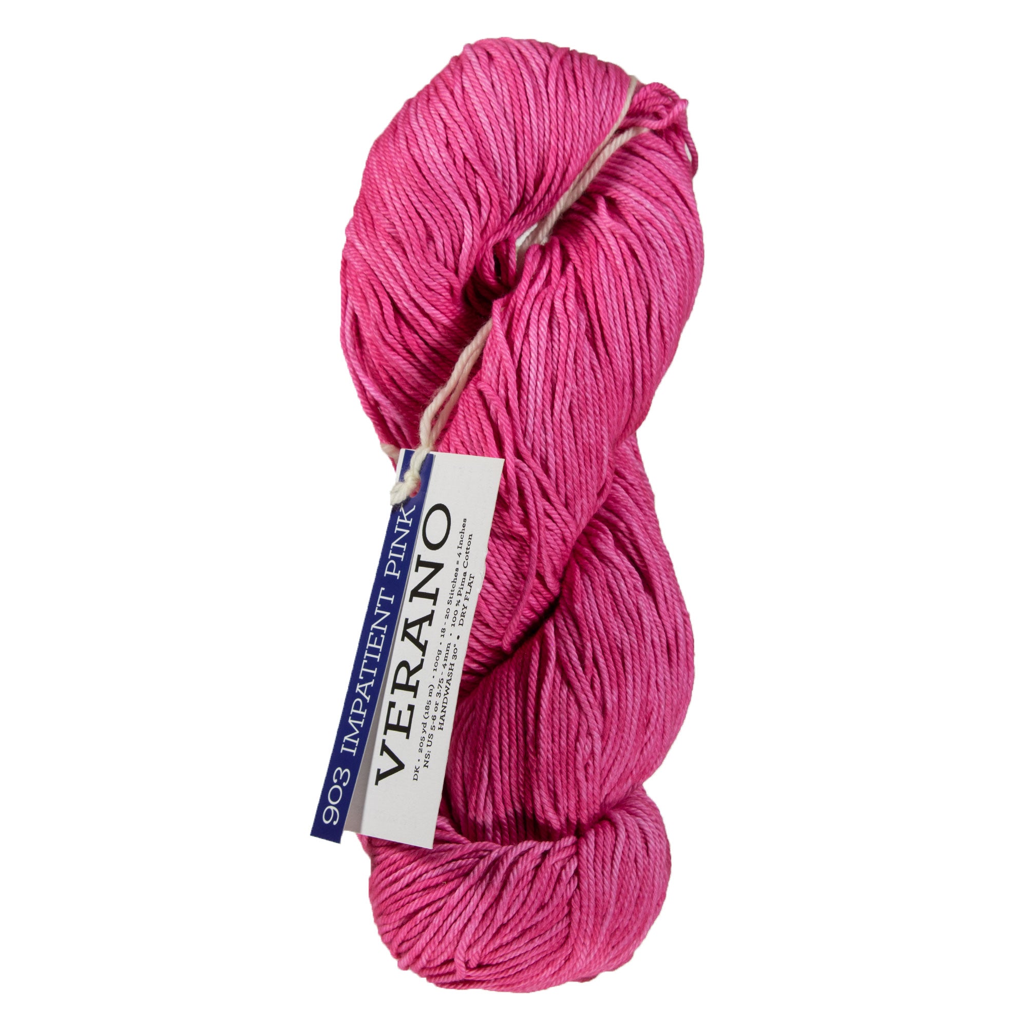 Malabrigo Verano Yarn - 903 Impatient Pink - Zoom Image