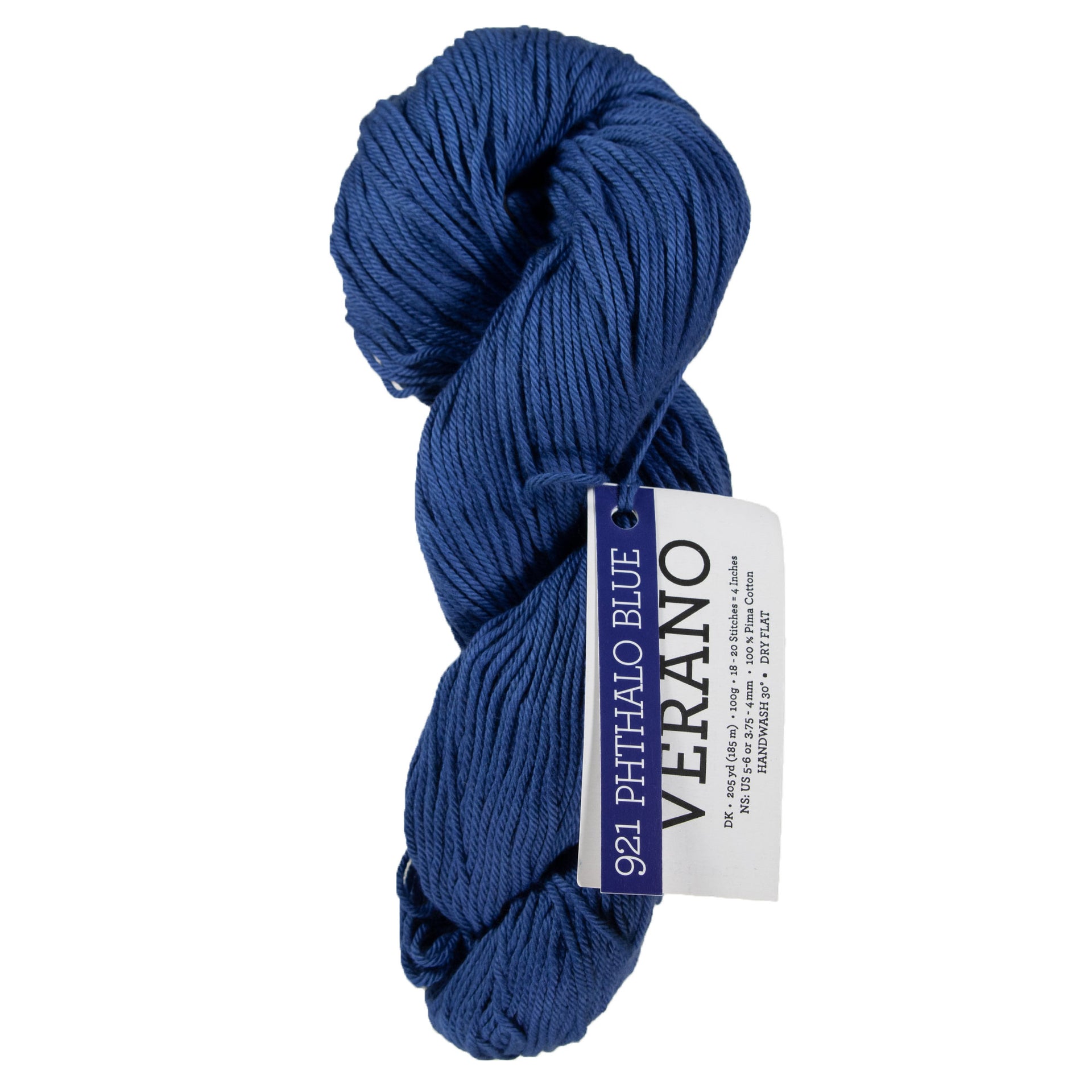 Malabrigo Verano Yarn - 921 Phthalo Blue - Zoom Image
