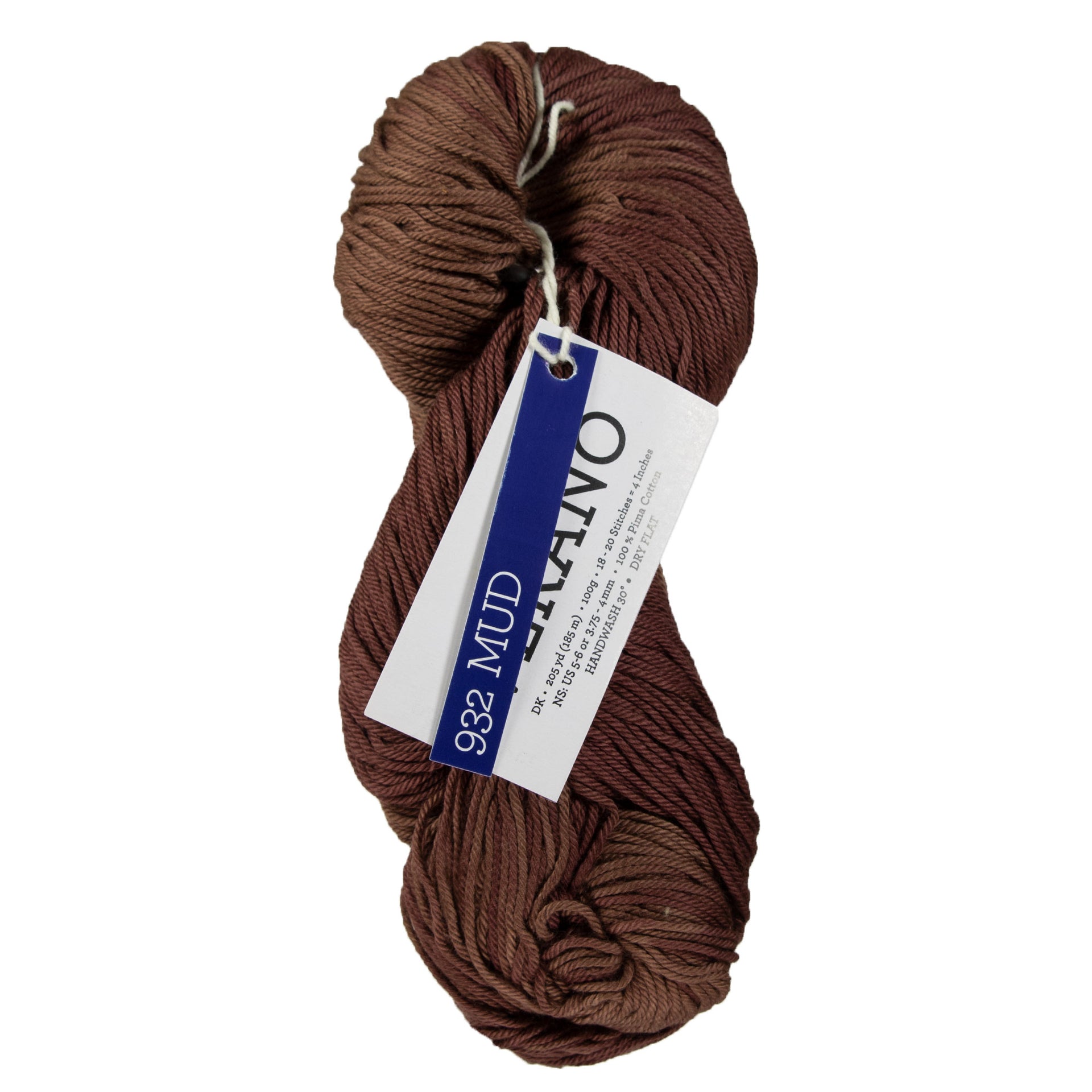 Malabrigo Verano Yarn - 932 Mud - Zoom Image
