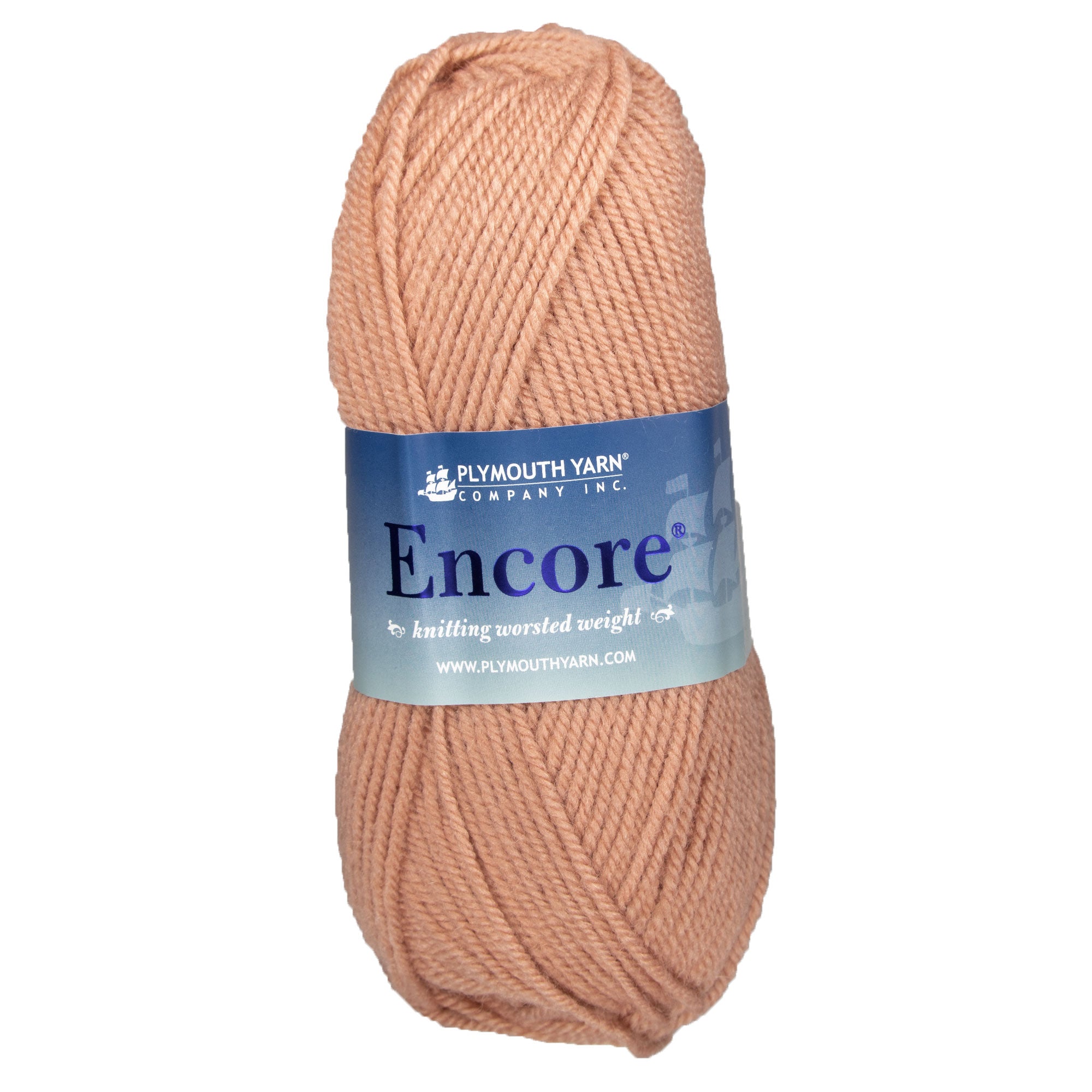 Plymouth Yarn Encore Worsted Yarn - 0703 Amber Blush - Zoom Image