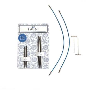 ChiaoGoo TWIST Interchangeable Short Tips Combo Pack Needles - US 5 (3.75mm) - Zoom Image