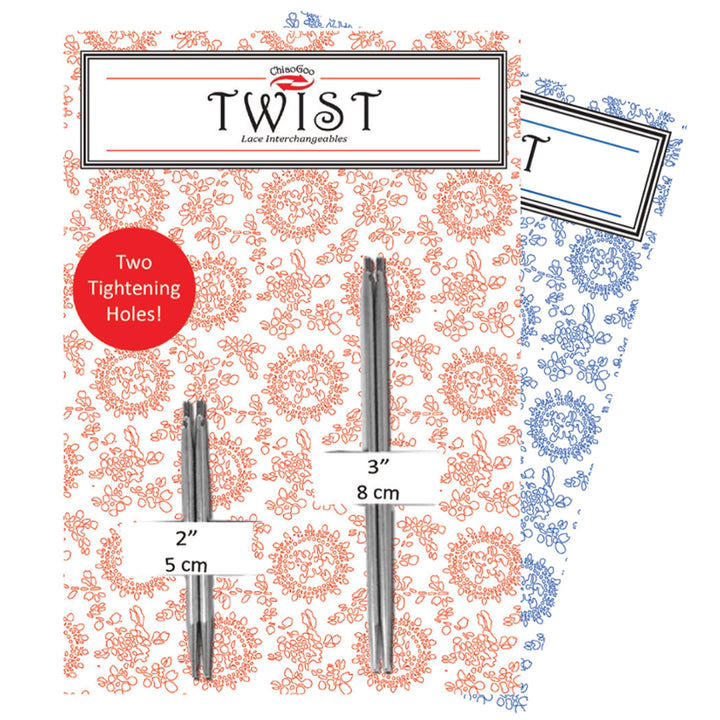 ChiaoGoo TWIST Interchangeable Short Tips Combo Pack Needles - US 6 (4.0mm) - Zoom Image