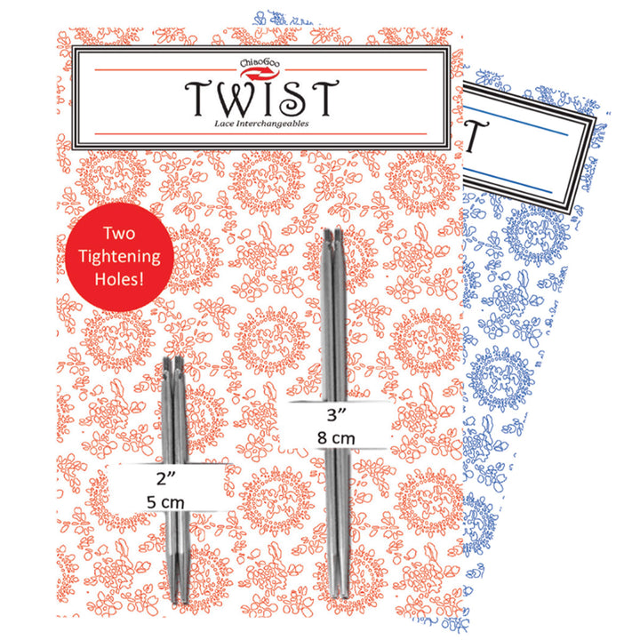 ChiaoGoo TWIST Interchangeable Short Tips Combo Pack Needles - US 6 (4.0mm) - Extra Image