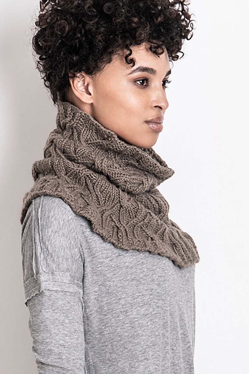 Blue Sky Fibers The Classic Collection Patterns - Clarissa Cabled Cowl - PDF Download - Extra Image
