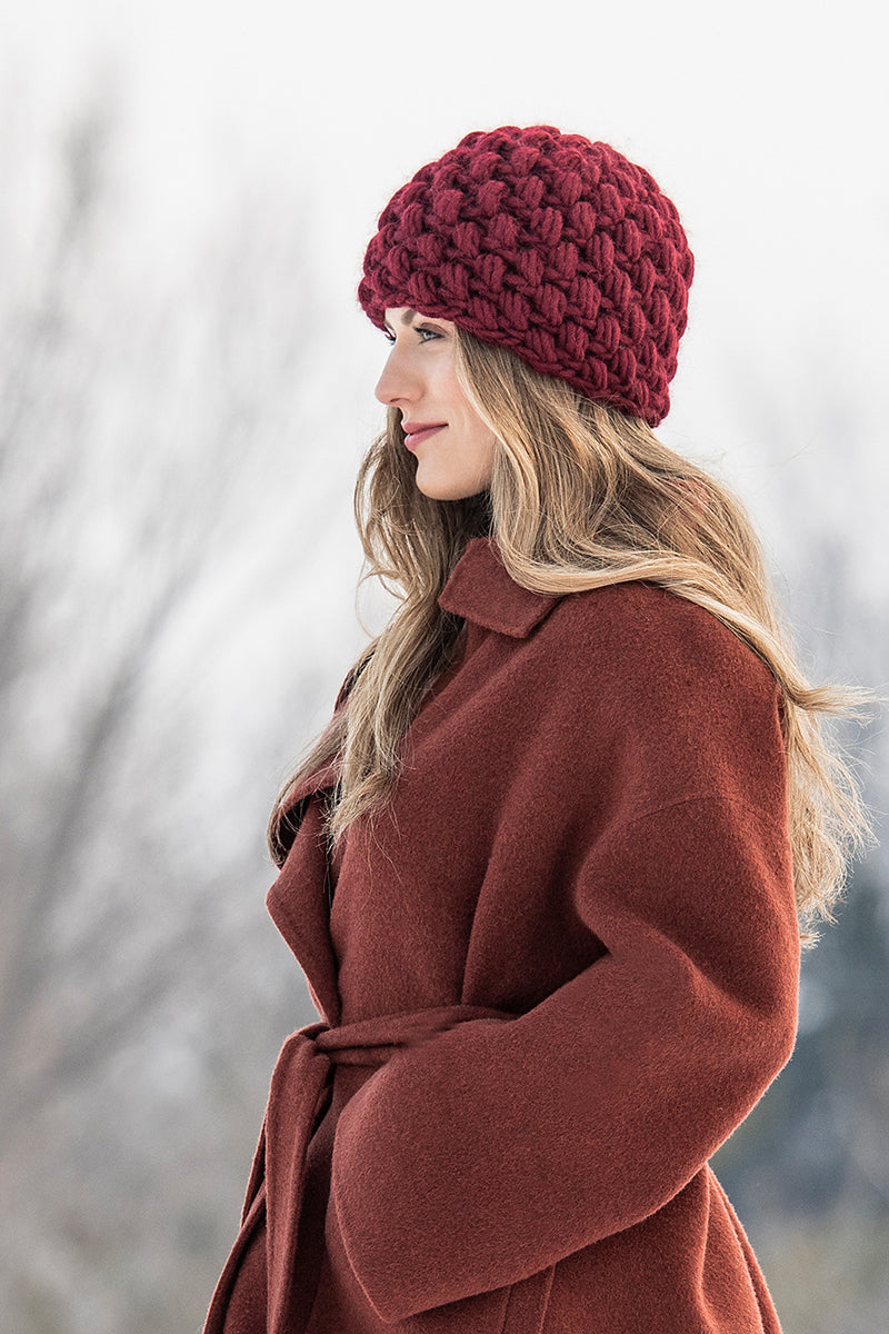 Blue Sky Fibers Traveler's Series Patterns - Berry Hat - PDF Download - Extra Image
