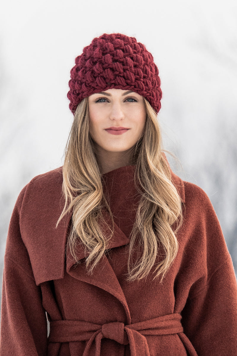 Blue Sky Fibers Traveler's Series Patterns - Berry Hat - PDF Download - Extra Image
