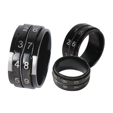 KnitPro Row Counter Ring - Black - Size 11 - Zoom Image