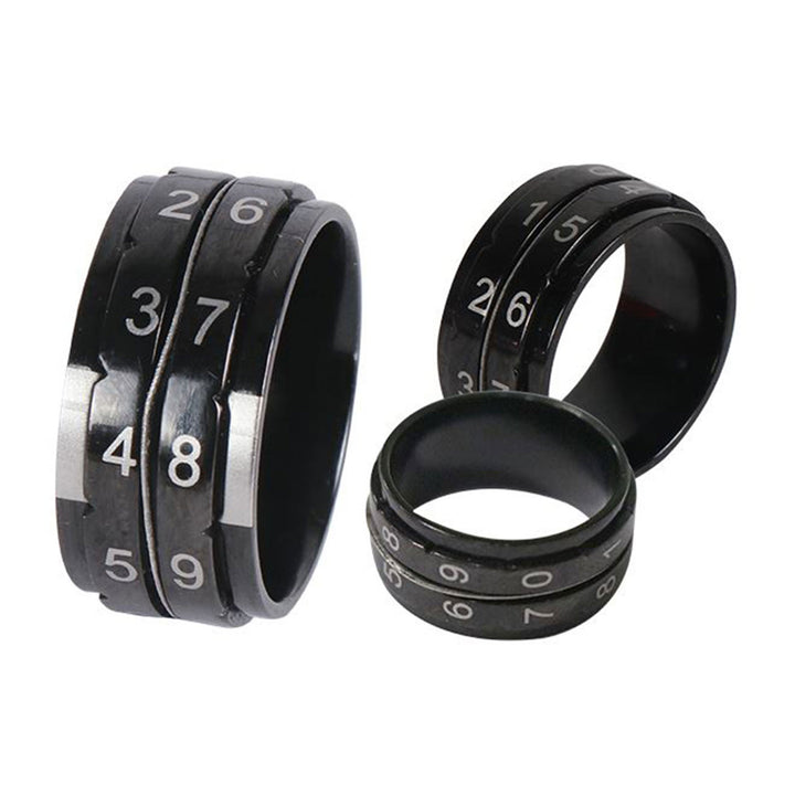 KnitPro Row Counter Ring - Black - Size 12 - Zoom Image