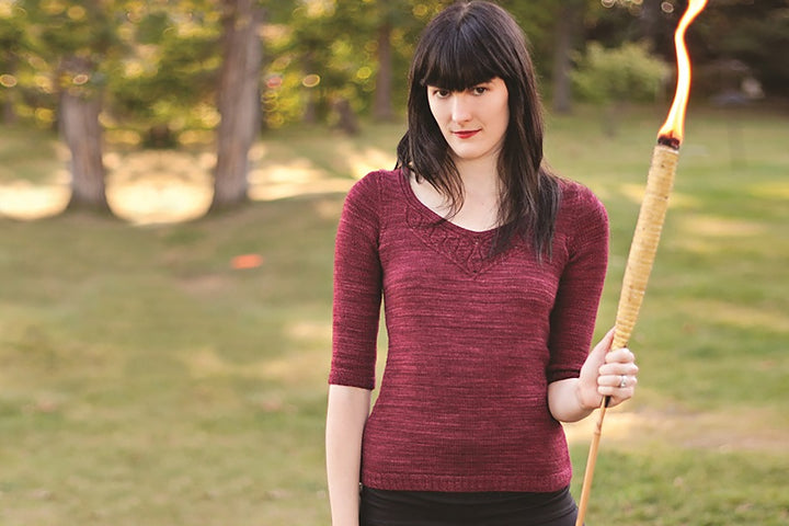 Malabrigo Book 12: Elements Patterns - Arder Pullover - PDF Download - Extra Image