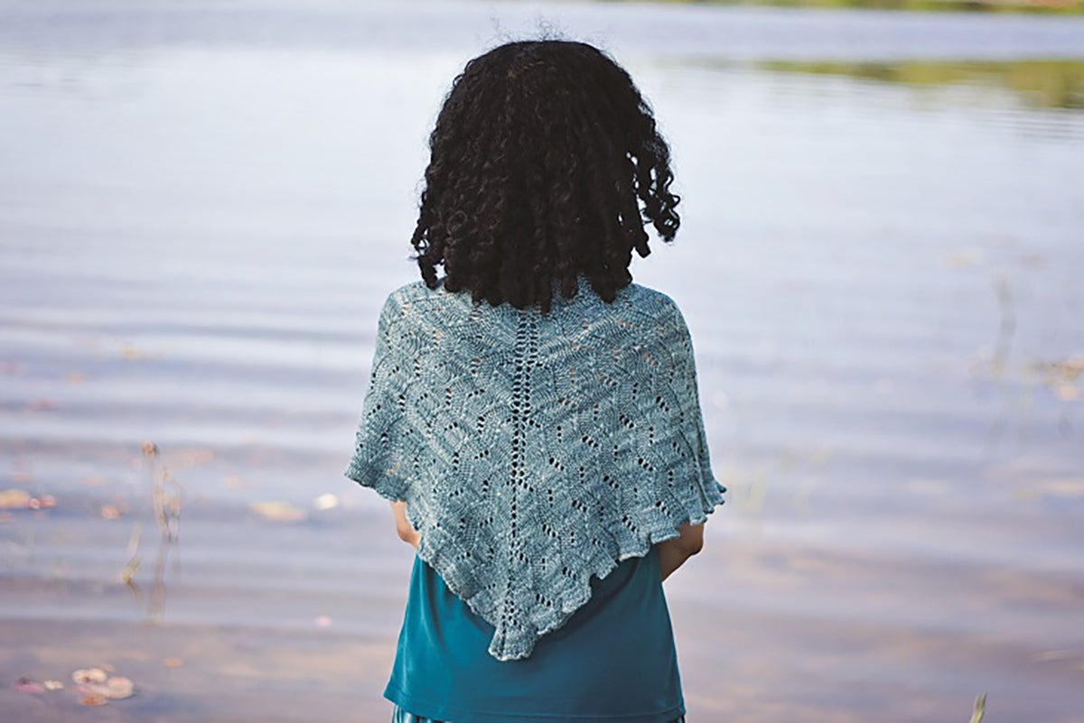 Malabrigo Book 12: Elements Patterns - Corriente Shawl - PDF Download - Extra Image
