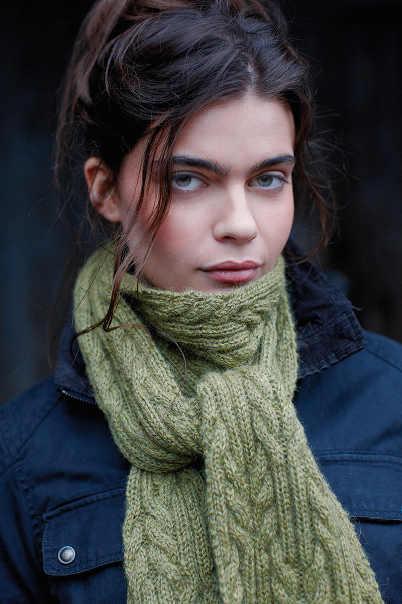 Rowan British Made Patterns - Grassmoor Scarf - PDF Download - Extra Image