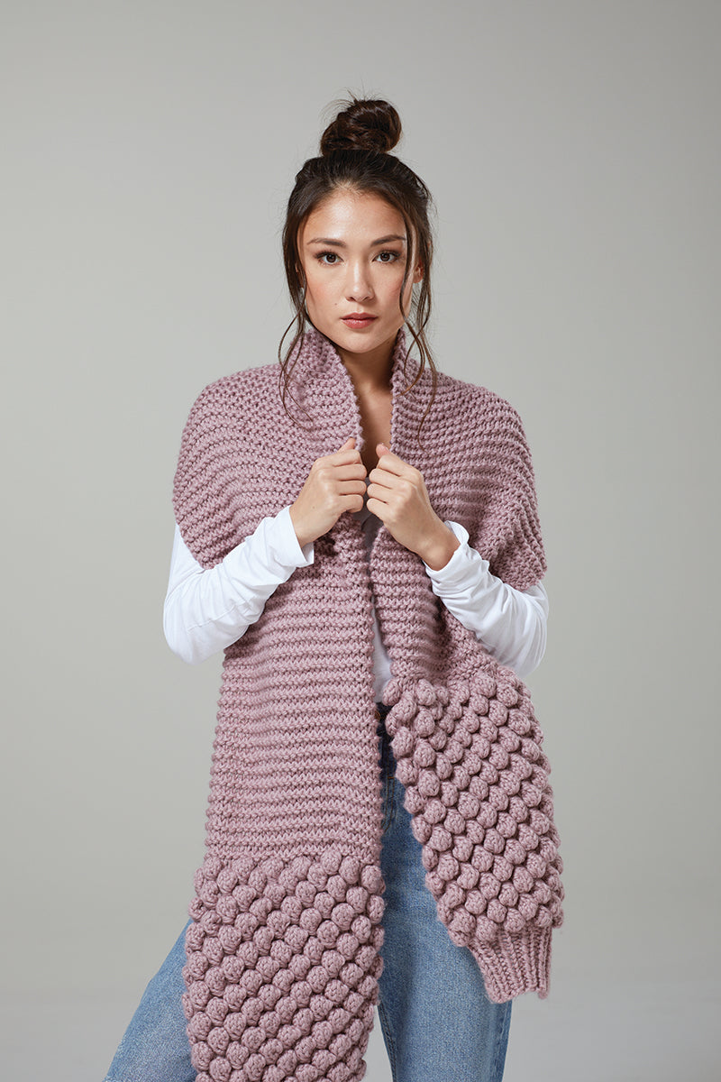 Rowan Mode at Rowan: Big Wool Textures Patterns - Mist - PDF Download - Extra Image
