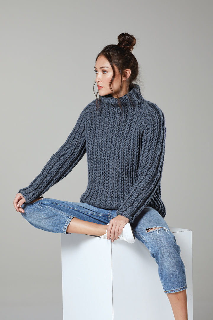 Rowan Mode at Rowan: Big Wool Textures Patterns - Moon - PDF Download - Extra Image