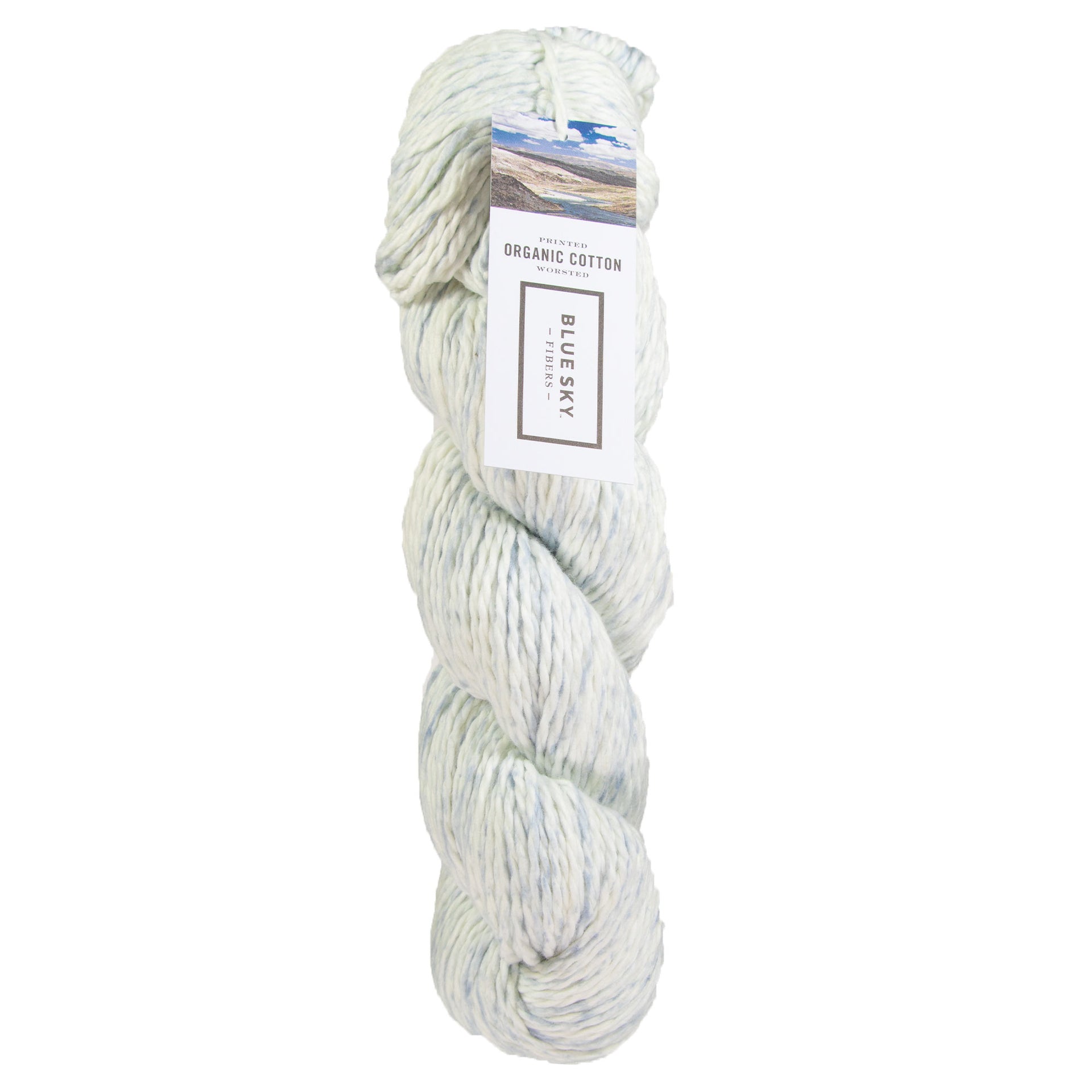 Blue Sky Fibers Printed Organic Cotton Yarn - 2205 Sea Holly - Zoom Image
