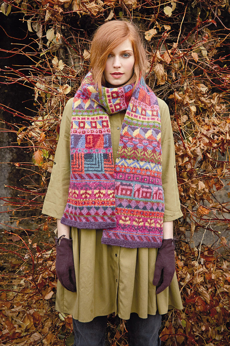 Rowan Kaffe Fassett's Winter Vintage PDF Patterns - Sampler Scarf - PDF Download - Extra Image
