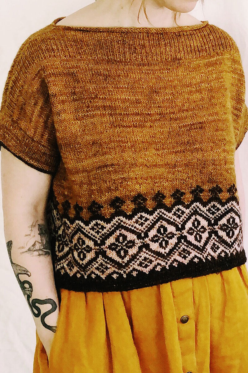 Boyland Knitworks Caitlin Hunter Patterns - Navelli - Extra Image
