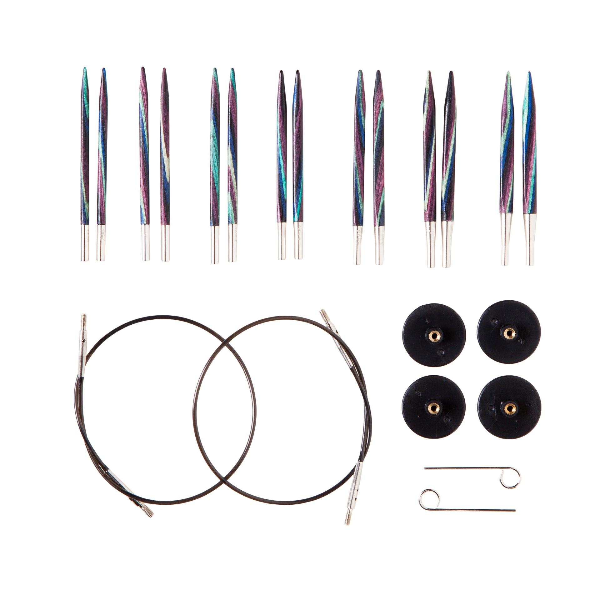 Knit Picks Foursquare Majestic Short Interchangeable Needle Set - US 4-10
