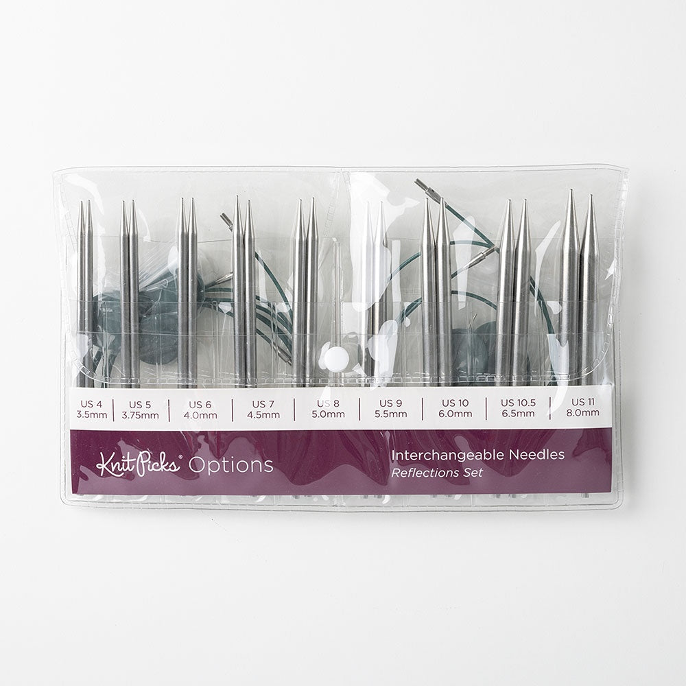 Knit Picks Reflections Interchangeable Needle Set - US 4-11
