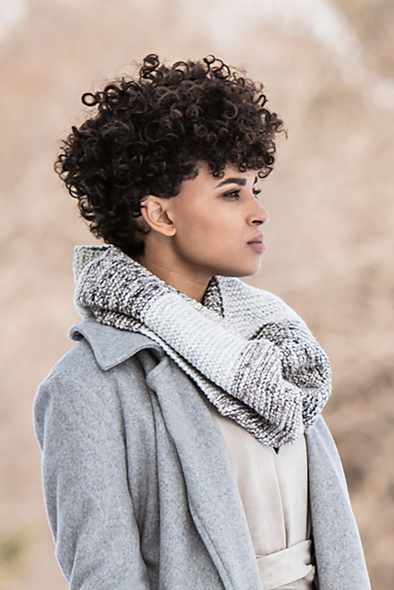 Blue Sky Fibers Traveler's Series Patterns - Crosslake Cowl - PDF Download - Extra Image
