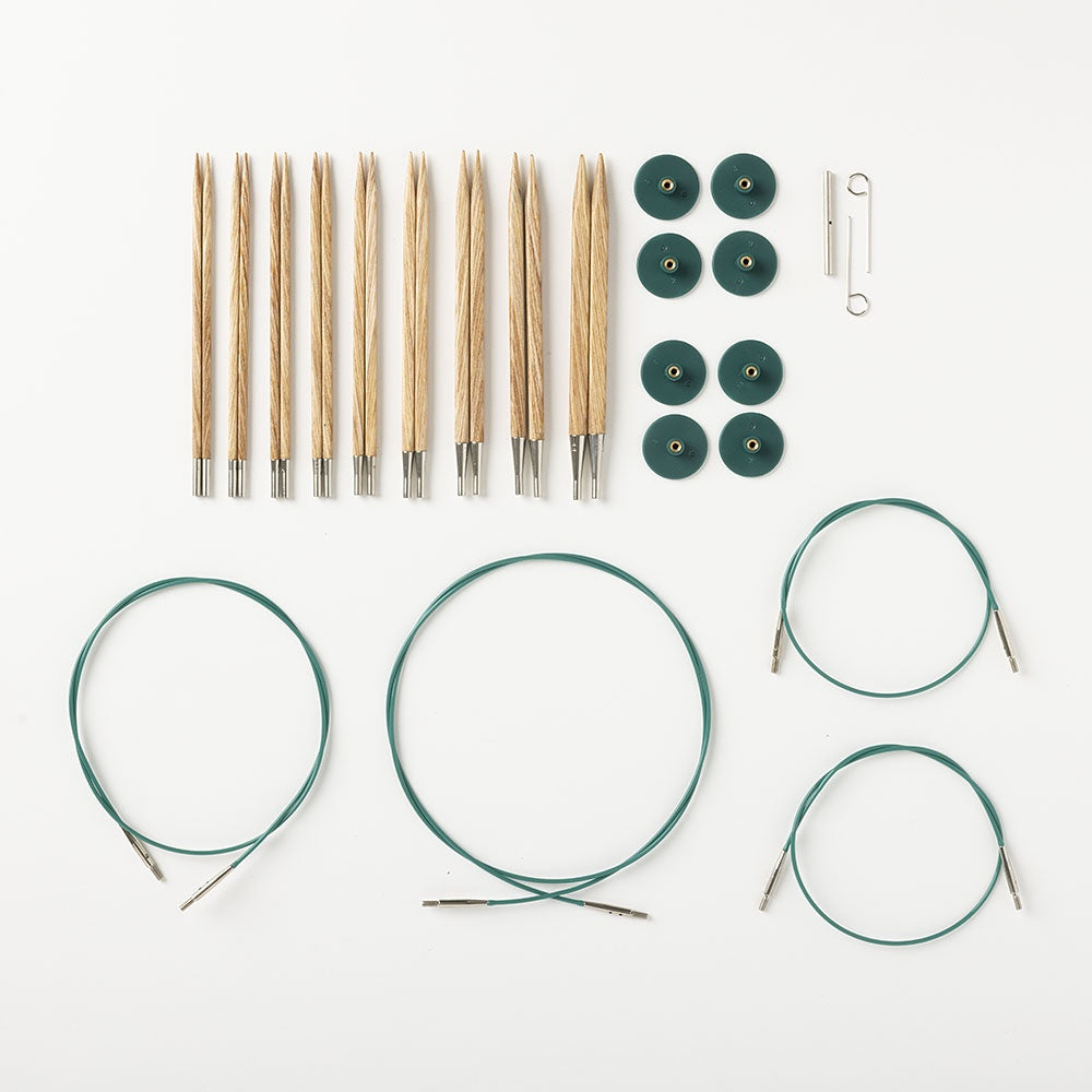 Knit Picks Foursquare Sunstruck Interchangeable Needle Set - US 4-11
