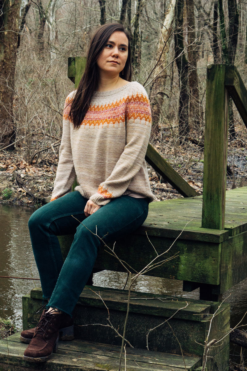 Manos del Uruguay Yesica Collection Patterns - Yesica Fairisle Pullover - PDF Download - Extra Image

