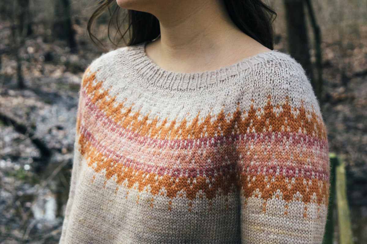 Manos del Uruguay Yesica Collection Patterns - Yesica Fairisle Pullover - PDF Download - Extra Image
