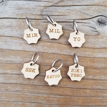 Katrinkles Stitch Markers - Increase Decrease - Zoom Image