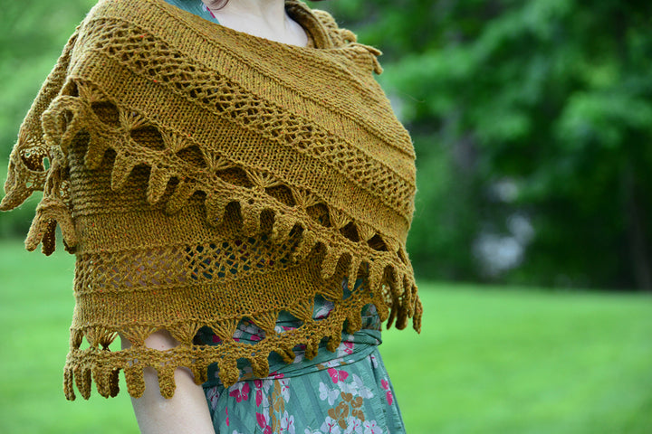 Xandy Peters Patterns - Solarita Shawl - PDF Download - Extra Image