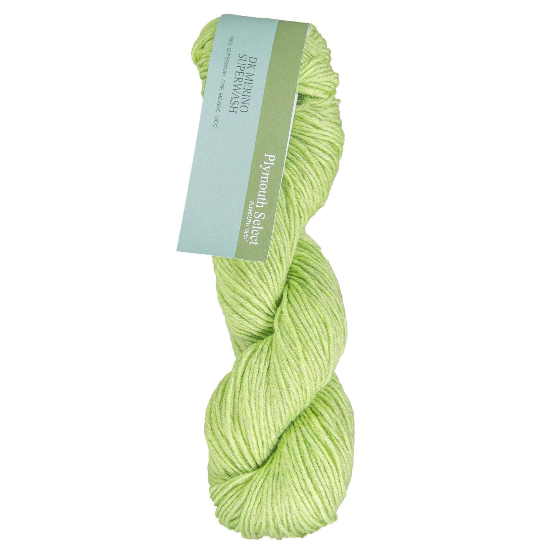 Plymouth Yarn DK Merino Superwash Yarn - 1148 Lime Heather - Zoom Image
