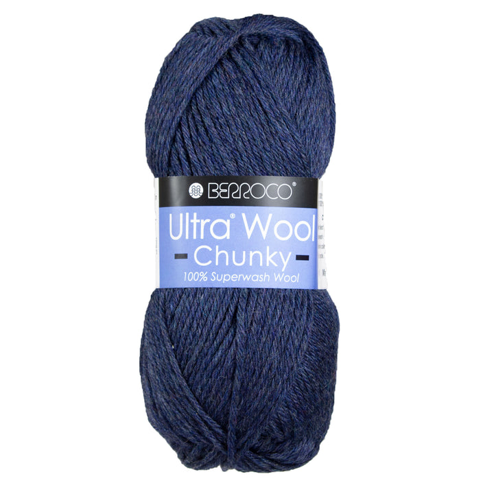 Berroco Ultra Wool Chunky Yarn - 43154 Denim - Zoom Image