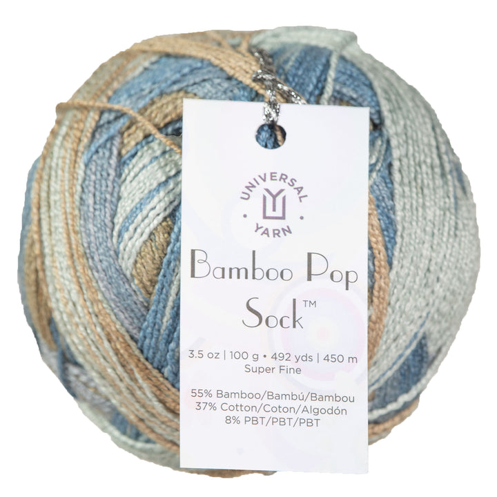 Universal Yarn Bamboo Pop Socks Yarn - 503 Jetties - Zoom Image