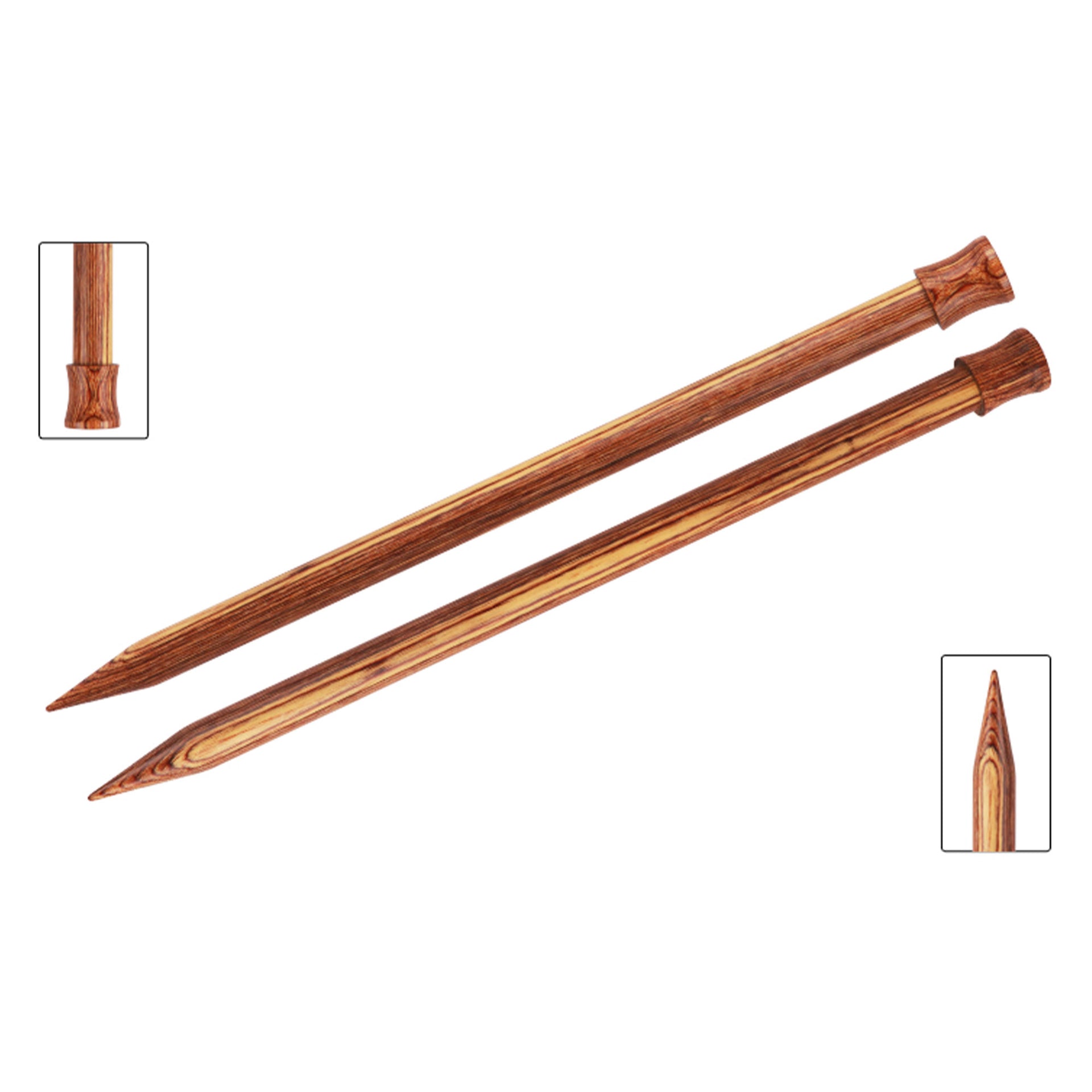 KnitPro Ginger Single Points Needles - US 11 (8.0mm) - 10" - Zoom Image
