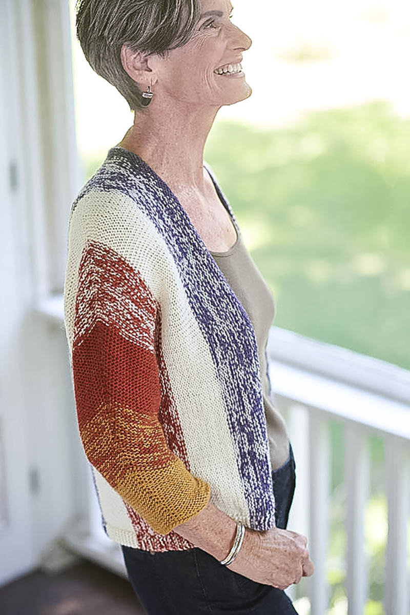 Berroco Ultra Wool Fine Spring 2020 Collection Patterns - Beverly - PDF Download - Extra Image
