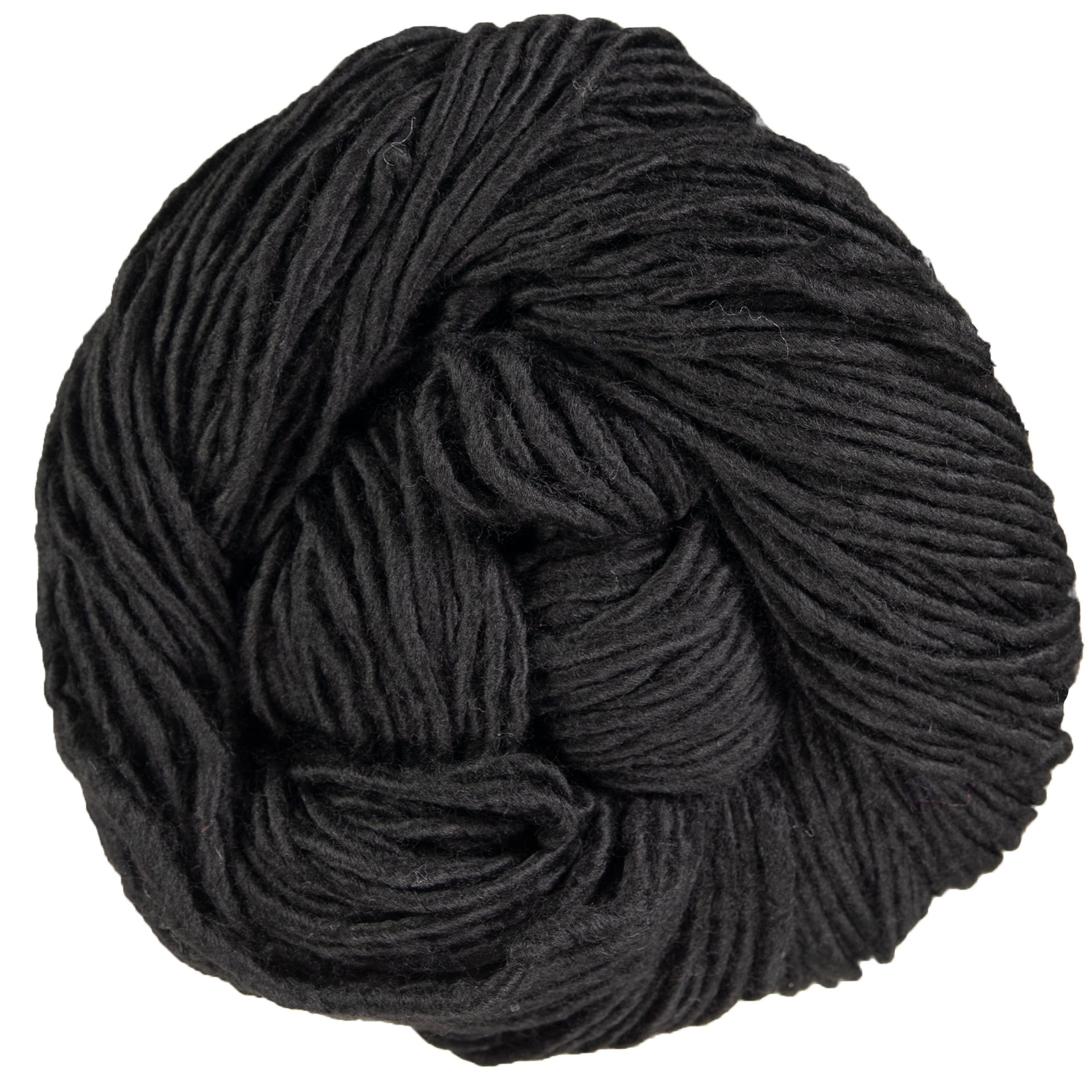 Malabrigo Worsted Merino Yarn - 195 Black - Zoom Image
