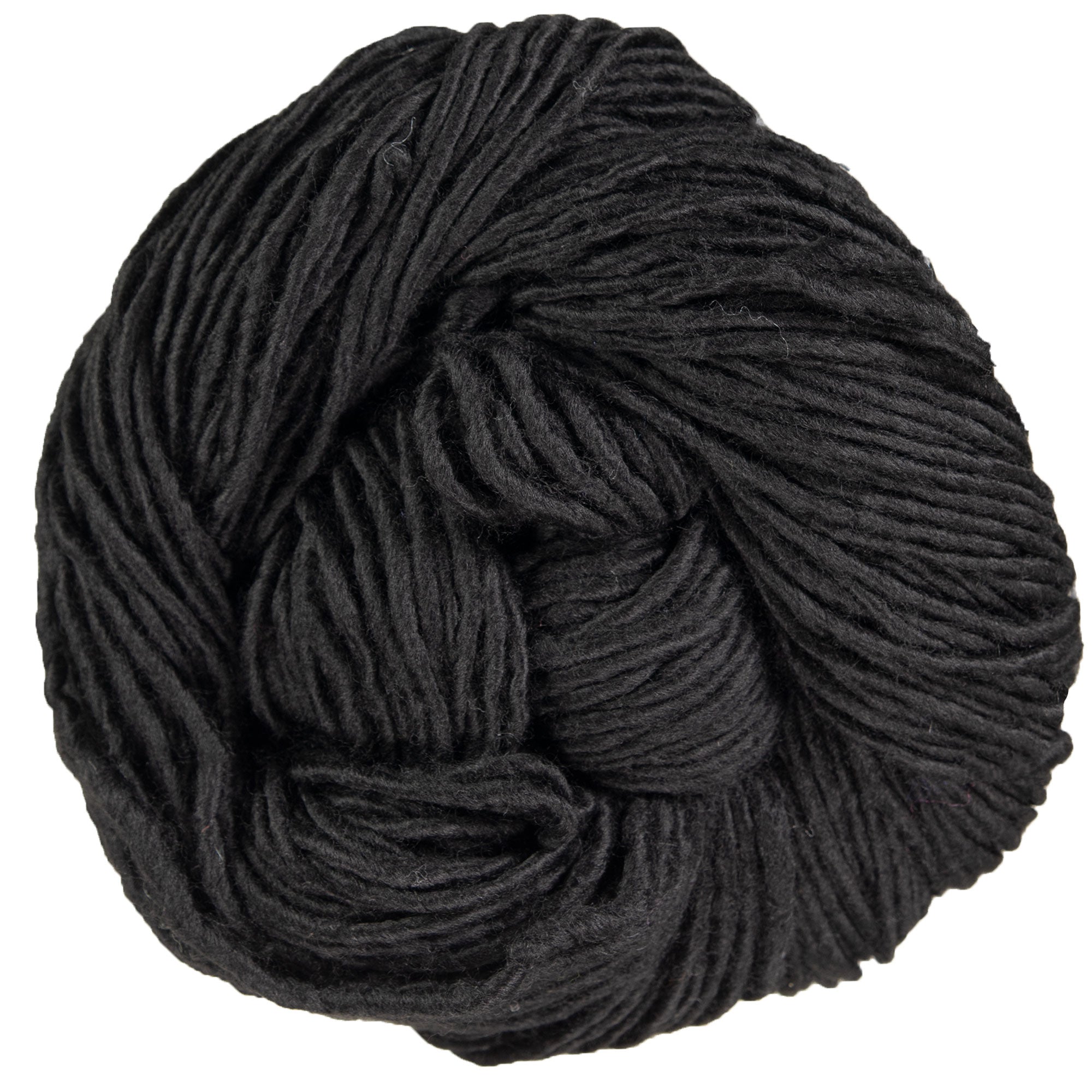 Malabrigo Worsted Merino Yarn - 195 Black - Zoom Image