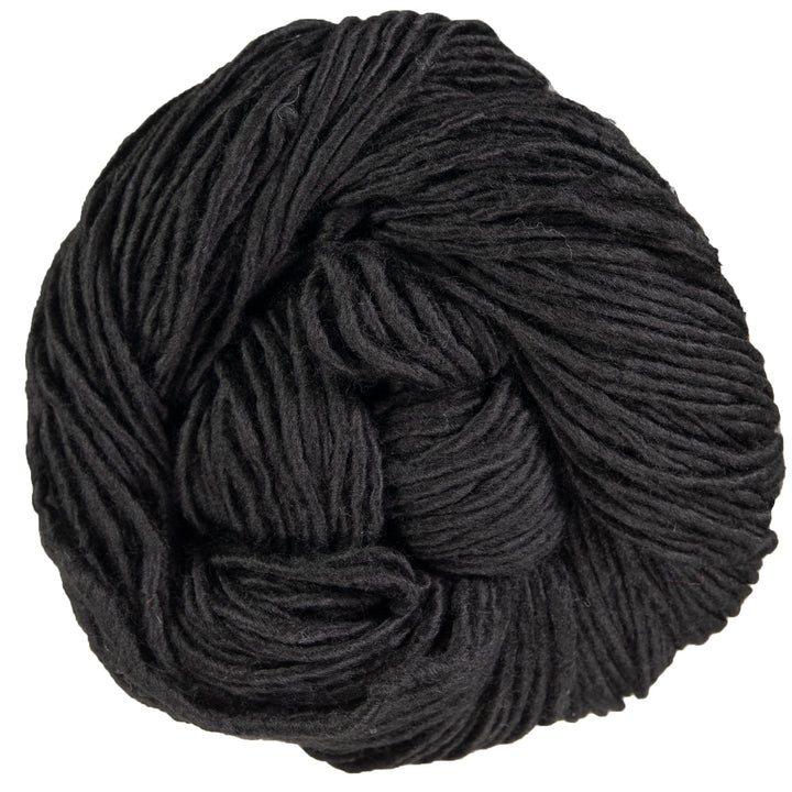 Malabrigo Worsted Merino Yarn - 195 Black - Zoom Image