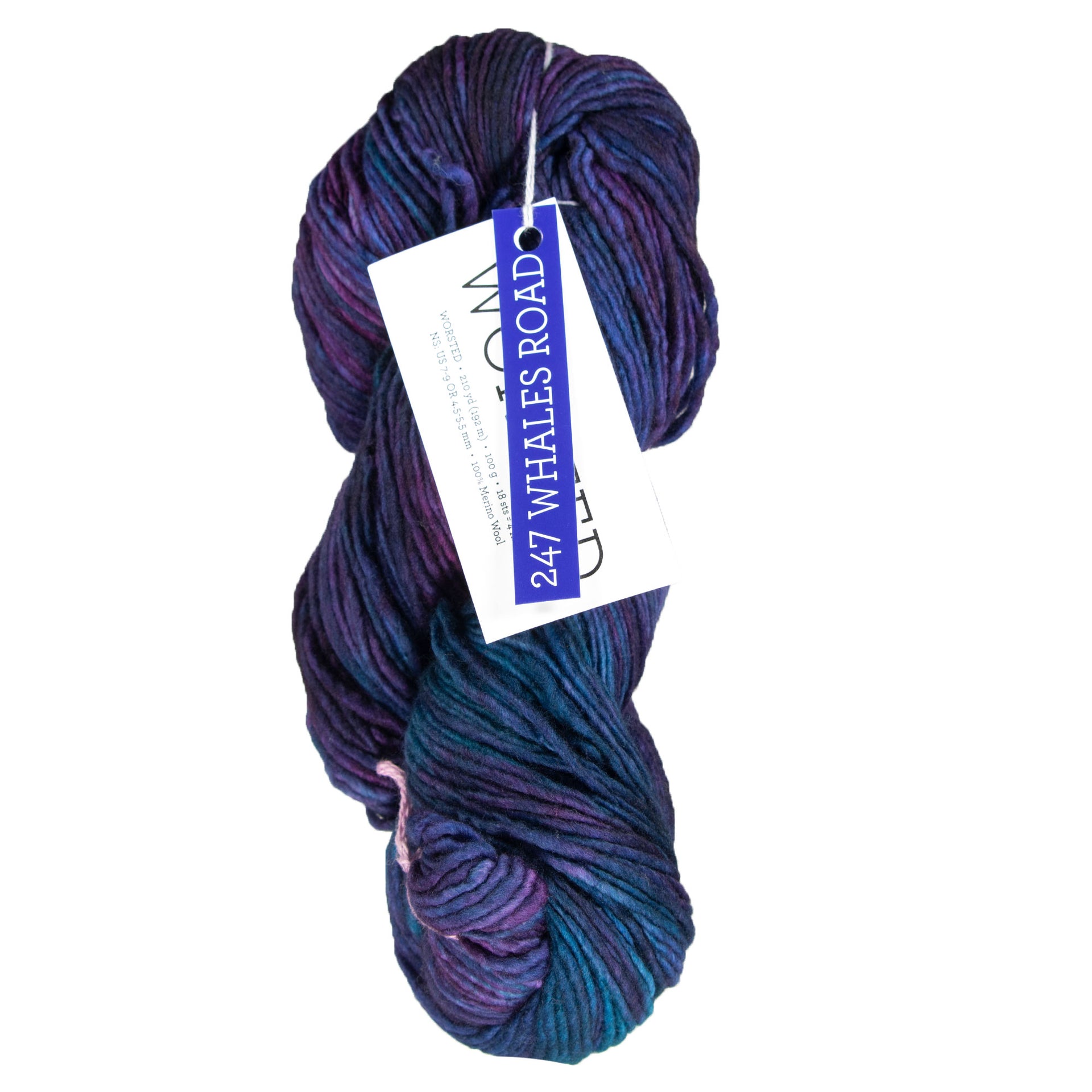 Malabrigo Worsted Merino Yarn - 247 Whales Road - Zoom Image
