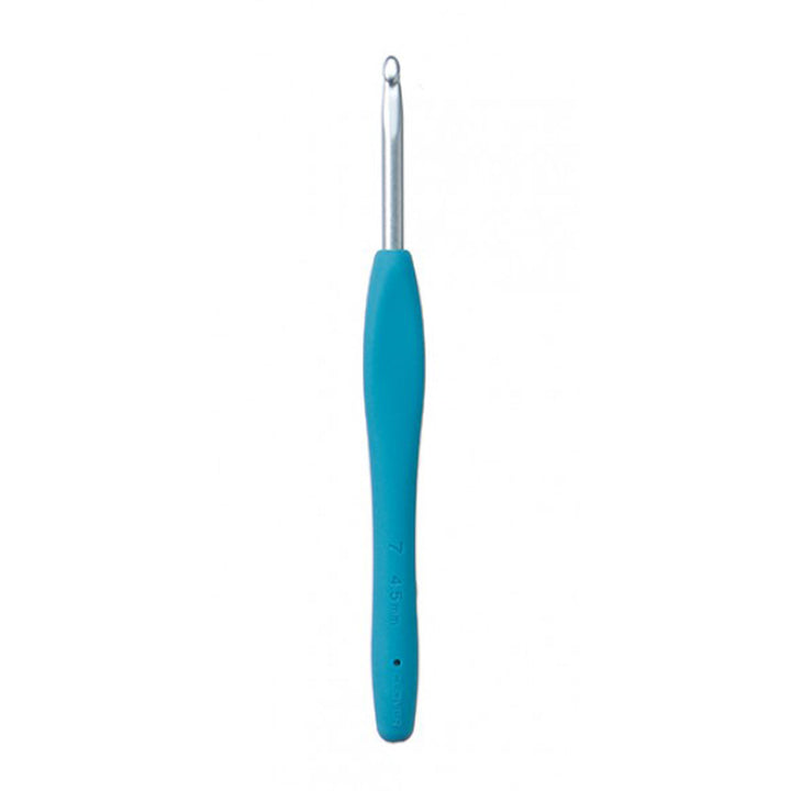 Clover Amour Crochet Hooks- Aluminum Needles - Size 7 (4.5mm) Blue - Zoom Image